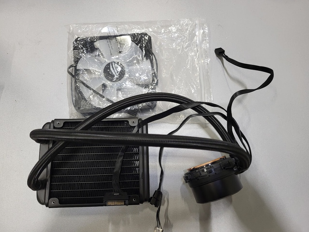 ASUS ROG Strix LC II 120 All-in-one Liquid CPU Cooler 120mm No Fan Used Tested