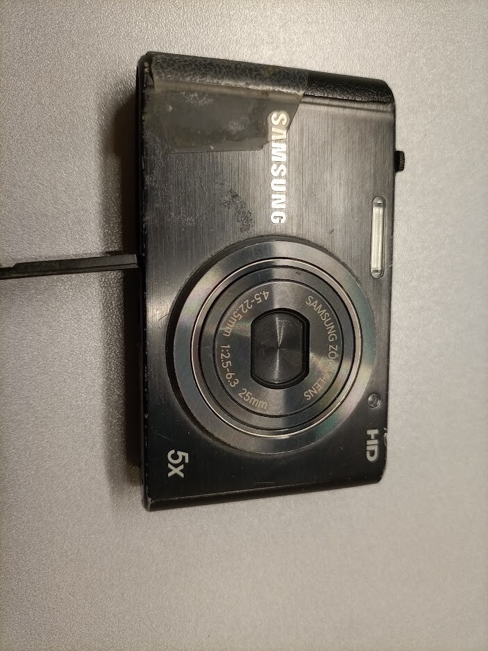 Samsung Digital Camera ST77 16.1MP 5x Optical Zoom Black Not Working For Parts