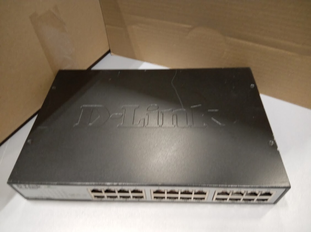 D-Link DGS-1024D 24-Port Ethernet Switch Black China Not Tested For Parts