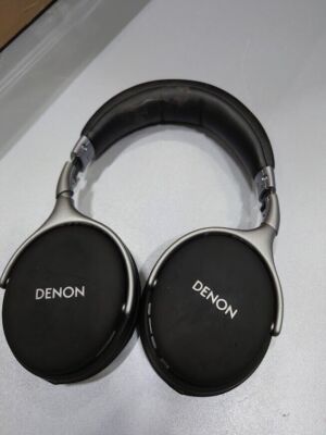 Non-Working Denon AH-GC30 Over-Ear Headphones Signs Of Use Black Without origina