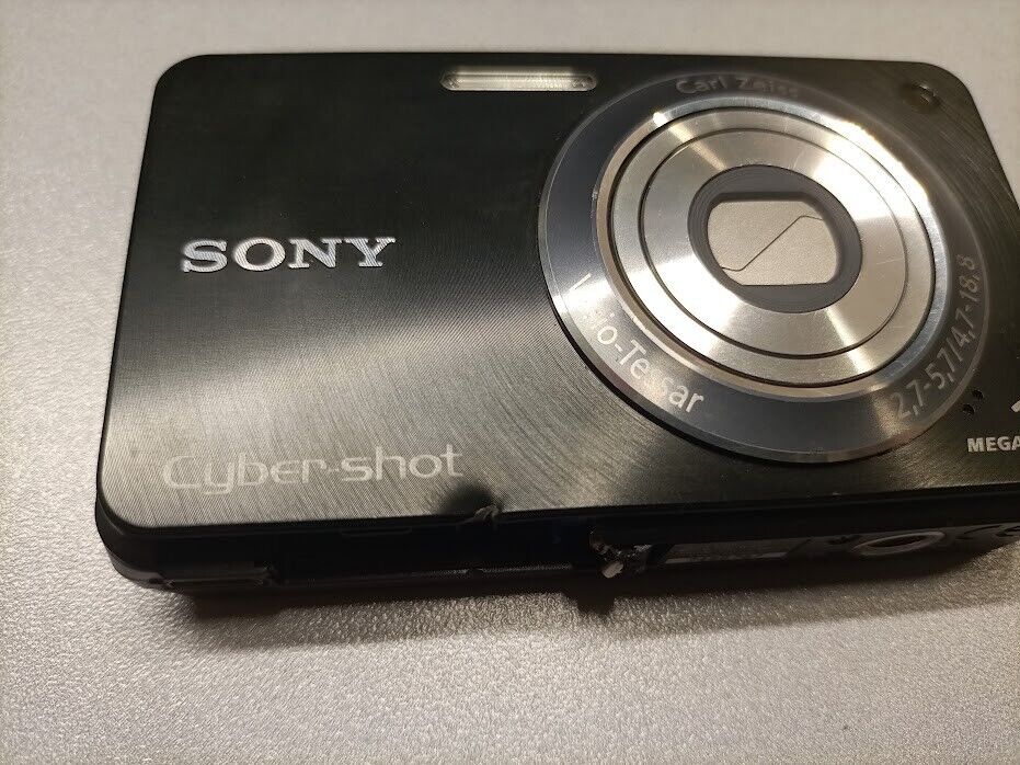 Sony Cybershot DSC-W360 14.1MP Digital Camera Black Not Working For Parts