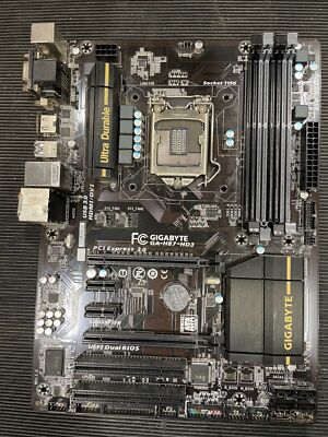 Gigabyte GA-H87-HD3 Desktop Motherboard LGA 1150 ATX Intel Processor DDR3 Faulty