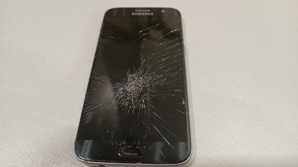 Samsung Galaxy S7 SM-G930F Black – Working Broken Screen For Repair