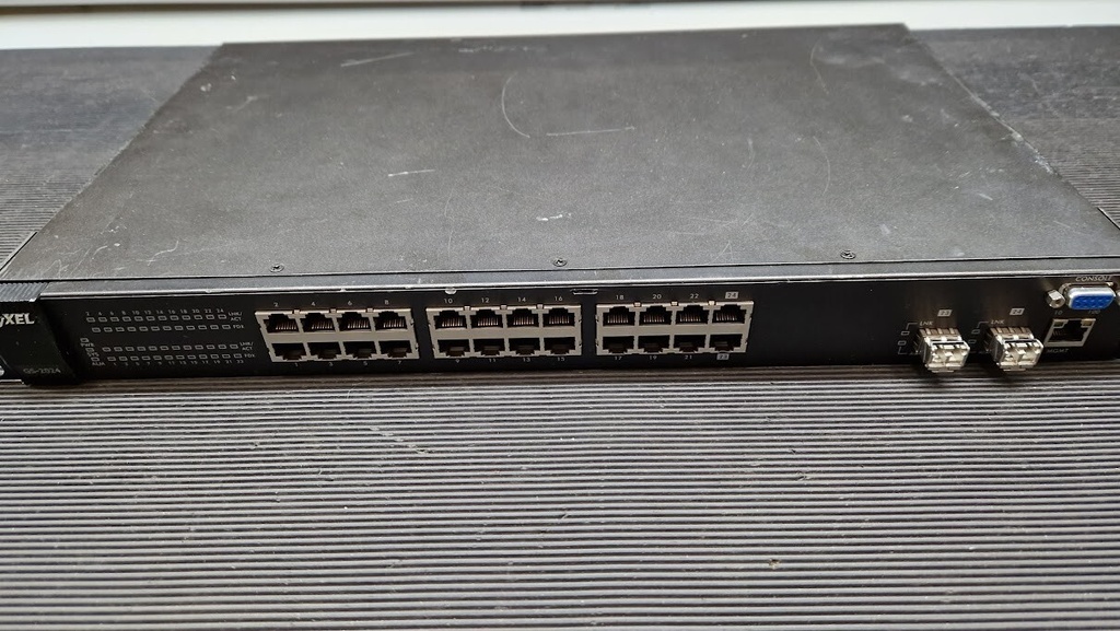 Zyxel GS2024 Network Switch Not Tested For Parts