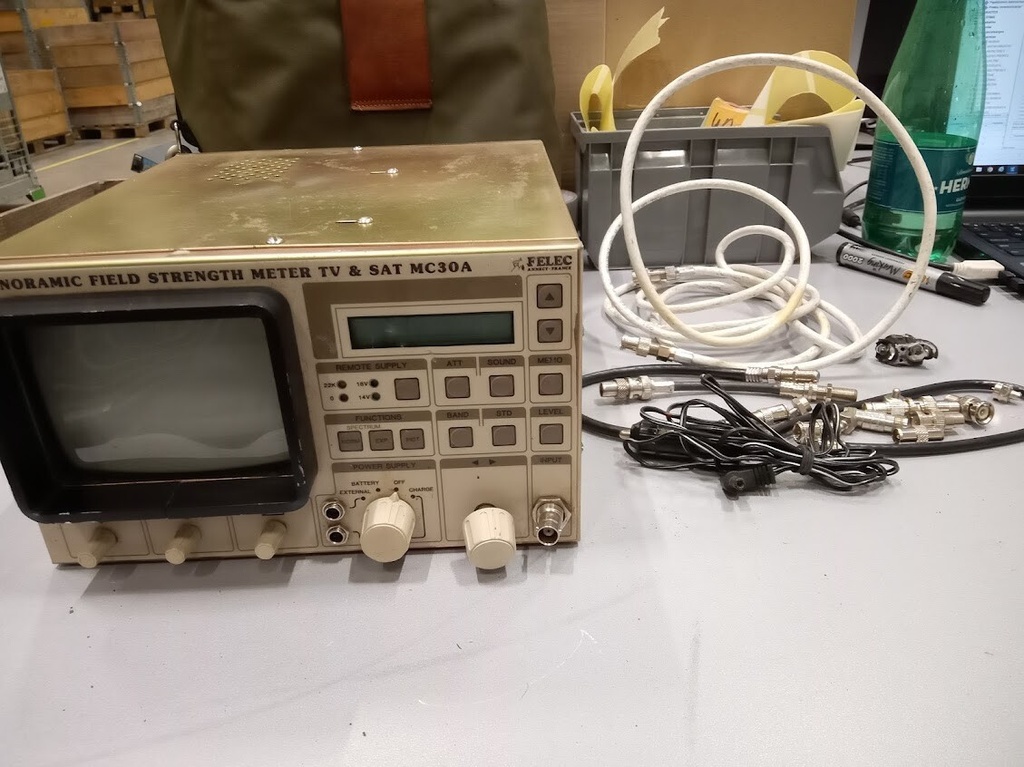 Felec MC-30A Panoramic Field Strength Meter TV & Sat Not Working For Parts