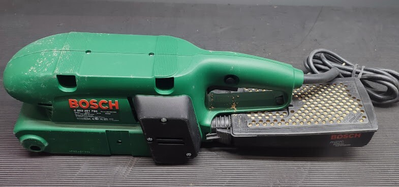 BOSCH PBS 7 AE Belt Sander 600W Electric Power Tool Used Working