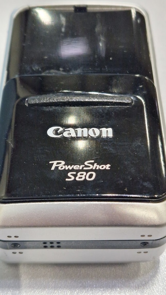Canon PowerShot S80 8.0MP Digital Camera 3.6X Optical Zoom Not Working For Parts