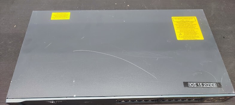 Cisco WS-C2960+24TC-S Network Switch Not Tested For Parts