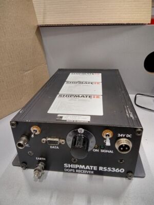 Shipmate RS5360 DGPS Receiver Denmark Black Not Working For Parts