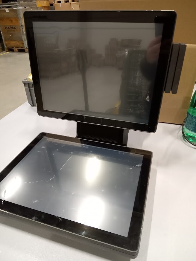 LOT OF 2 Various Models Zonerich All-In-One PC Touch Not Tested For Parts