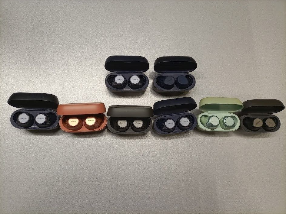 LOT OF 8 Jabra Elite Active 75t CPB 120  Earbuds Used Not Working  For Parts