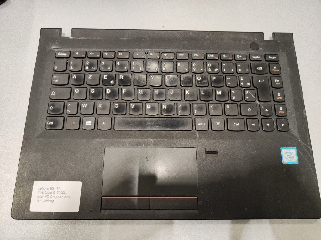 Lenovo E31-80 Intel i5-6200U Laptop Base Not Working for Parts/Repair