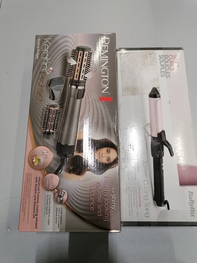 Lot of 2 Remington & Babyliss Styling Tools  Not Working For Parts