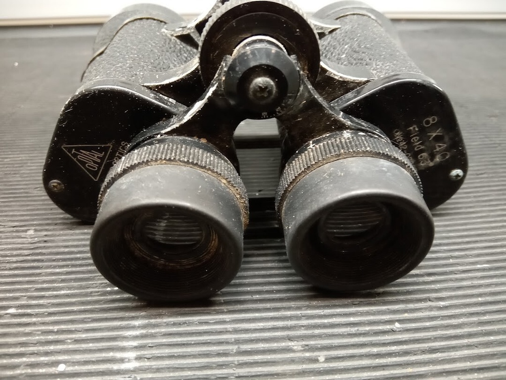 Optal Binoculars 8x40 Coated Optics Field Black Not Working For Parts