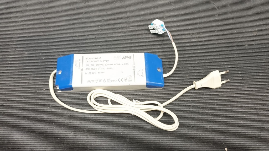 SLT75-24VL-E LED Power Supply - 24VDC, 75W Max, Used, Untested