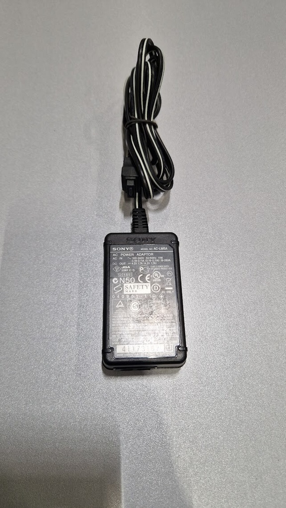 Sony AC-LM5A AC Power Adapter 4.2V 1.7A Used Working Without Power Cord