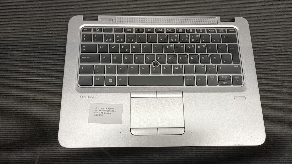 HP EliteBook 725 G3 AMD A8-8600B Radeon R6 Graphics - For Parts Or Repair