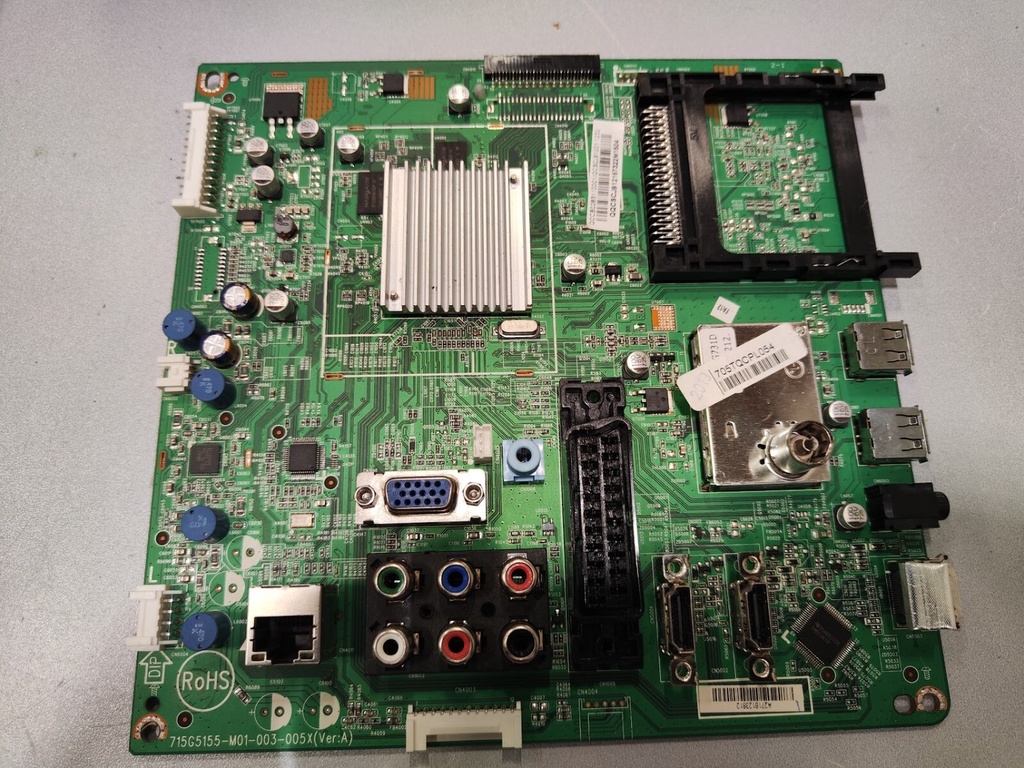 Mainboard 715G5155-M01-003-005X for TV Repair or Replacement - Working
