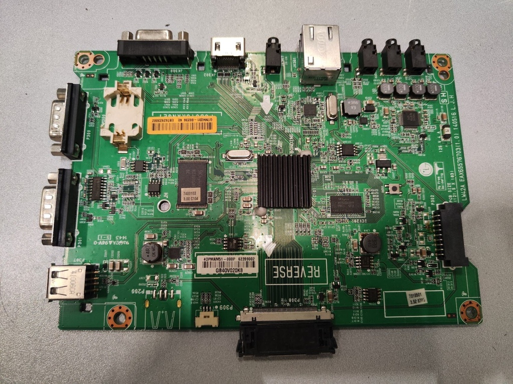 Mainboard EAX65576703 LW42A for TV Repair or Replacement - Working