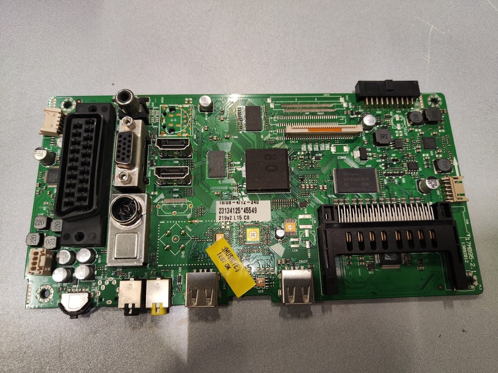 Mainboard Vestel 17MB95-2.1 for TV Repair or Replacement - Working