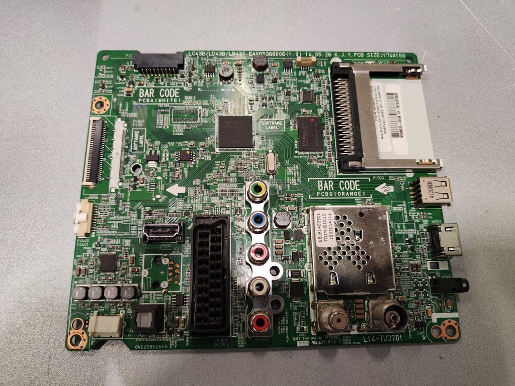 Mainboard EAX6538006 (1.0) for TV Repair or Replacement - Working