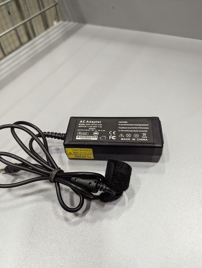 AC Adapter  DA45 12V 3A Used Working Without Power Cord