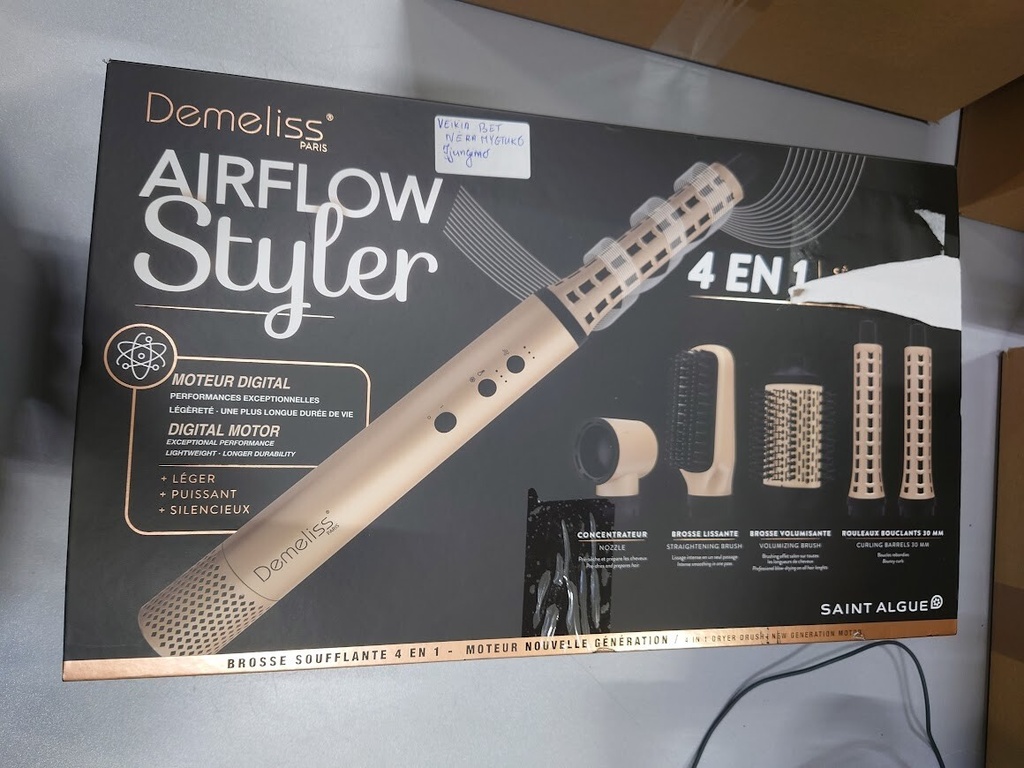 Demeliss SA-2303 Airflow Styler 4 in 1 Dryer Drush Used Working Deffect