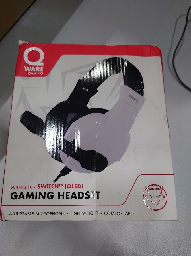 Qware QW NSW-6000BW Gaming Headset Suitable For Switch (Oled) Used Working