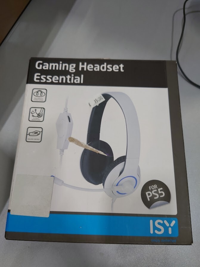 ISY IC 6007 Gaming Headset Essential For PS5 Used Working