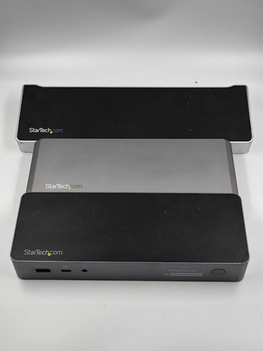 Lot of 3 StarTech Docking Stations - For Parts, Signs of Use