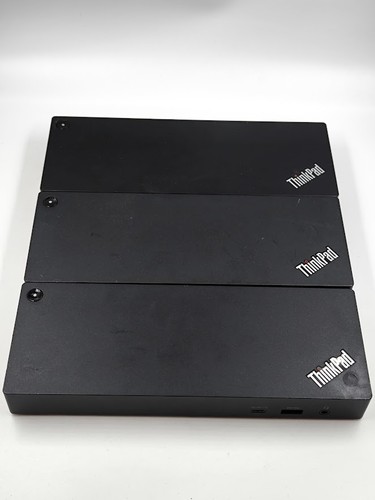 Lot of 3 Lenovo ThinkPad Thunderbolt Docks - For Parts