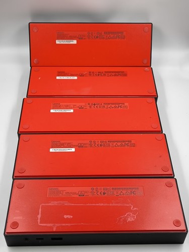 Lot of 5 Lenovo ThinkPad Thunderbolt 3 Dock Gen 2 - For Parts