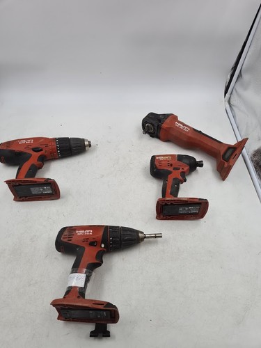 Lot of 4 Hilti Power Tools - For Parts or Repair, Non-Working