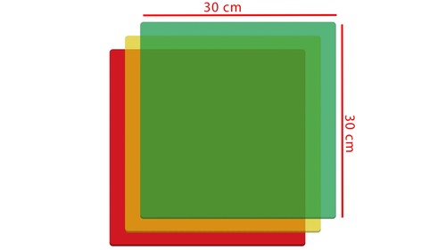 Creality Transparent Acrylic Sheets - 300x300mm, Three Colours
