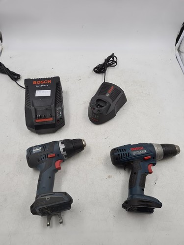 Lot of 4 Bosch Power Tools - For Parts/Repair, GSR 14.4 & 18 V-EC