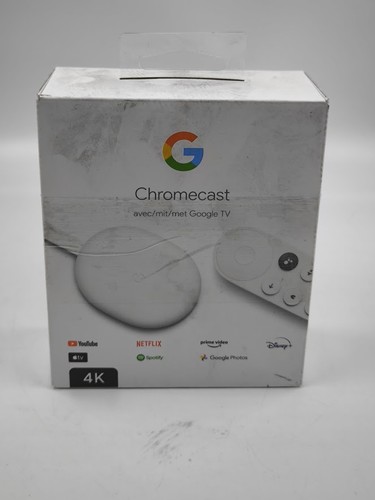 Google Chromecast with Google TV - Used, Original Packaging, 4K