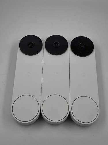 Lot of 3 Google Nest Doorbells Not Working for Parts