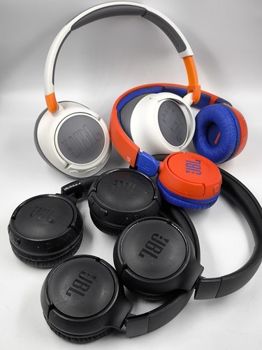 Lot of 4 JBL Headphones (JR460NC, JR310BT, Tune 520BTR/BT) - Parts