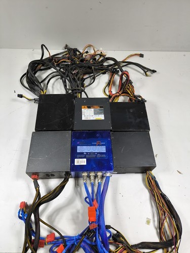 Lot of 6 Used Power Supplies - Not Working, Parts Only