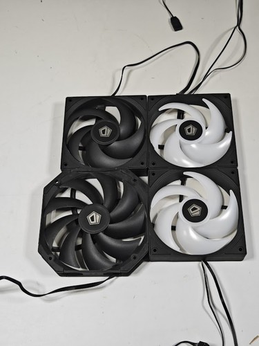 Lot of 10 PC Cooler Fans - Not Tested, Signs of Use, No Accessories