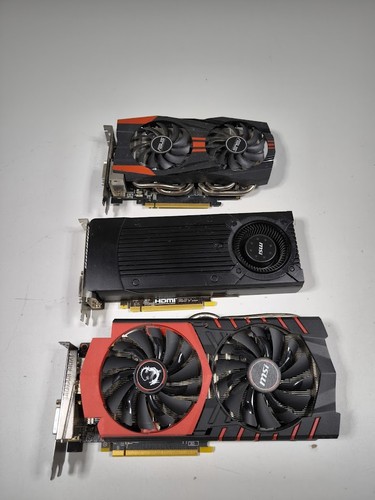 Lot of 3 Graphics Cards - Not Working, No Original Packaging