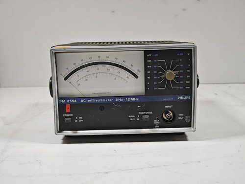 Philips PM 2554 AC Millivoltmeter - Not Working, Parts Only