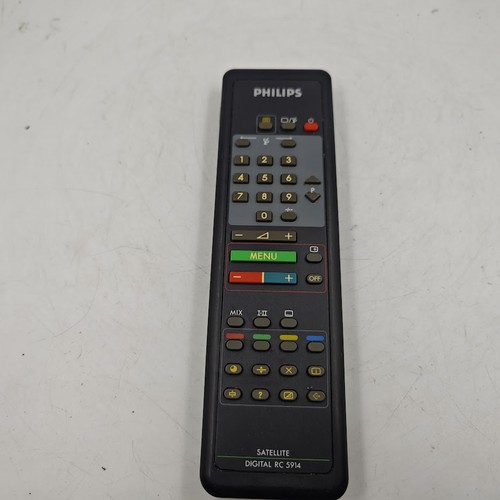 Philips RC 5914 Remote Control - Used, Working, Minor Scratches