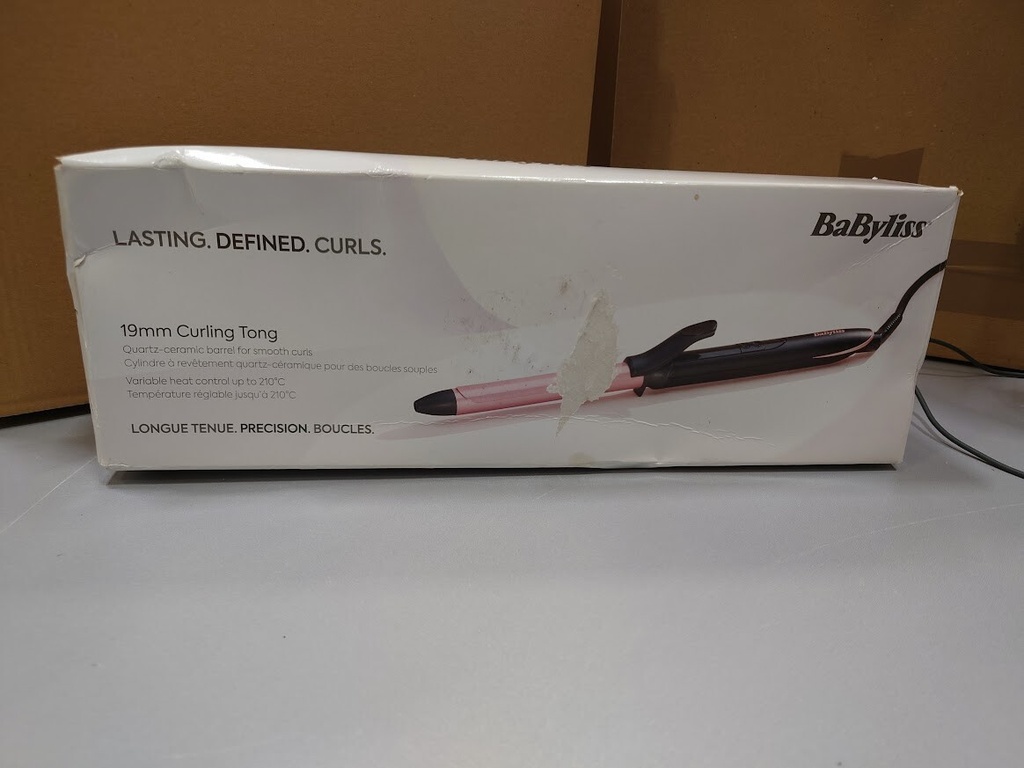 BaByliss C450E 19 mm Curling Tong 37W 160-210 Temperature Not Working For Parts
