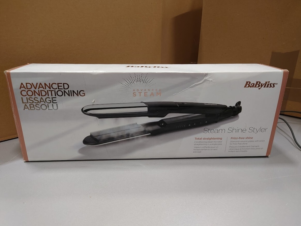 Babyliss ST496E Hair Straightener Steam Shine Styler Not Working For Parts