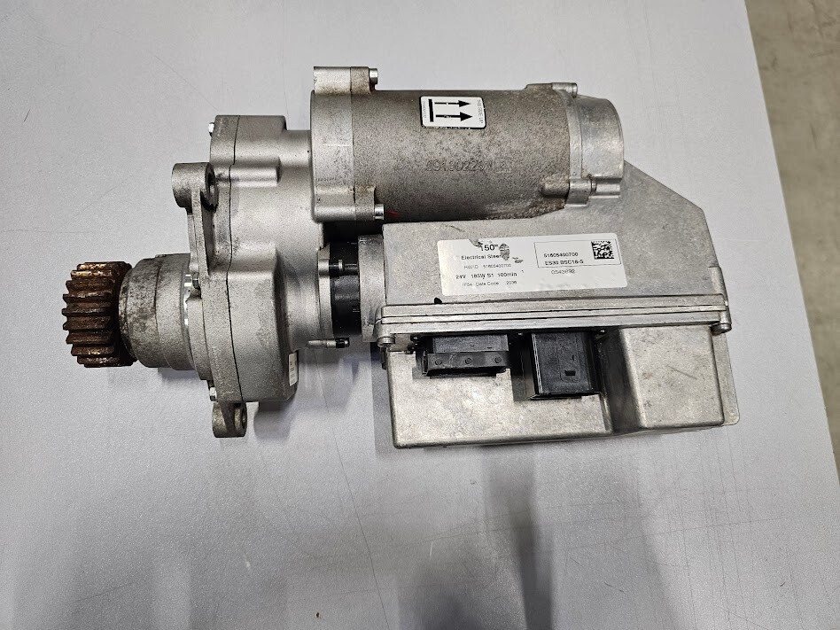 Electrical Steering Motor 24V 185W – Not Tested, For Parts or Repair