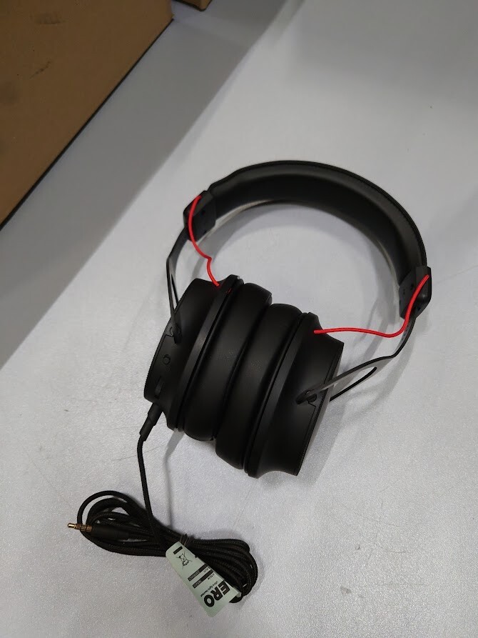 JLT Aero Gaming Headset Over Ear Wired Headphones Used Working Without Microphon