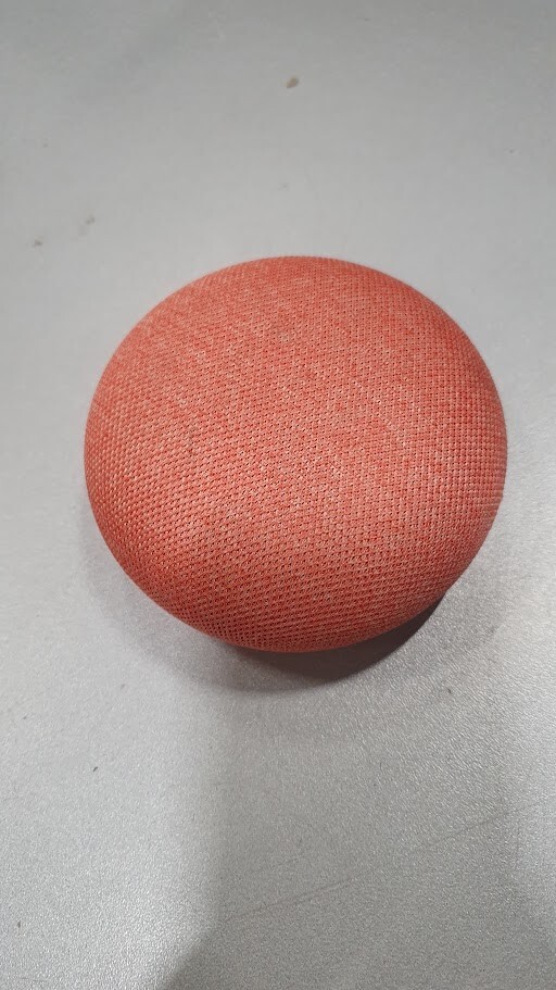 Google Nest Mini H0A Home Smart Voice Assistant Orange Not Working For Parts