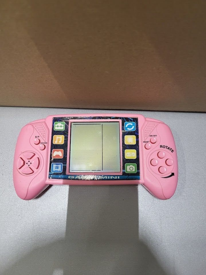 Game Mini Handheld Console - Pink, For Parts or Repair