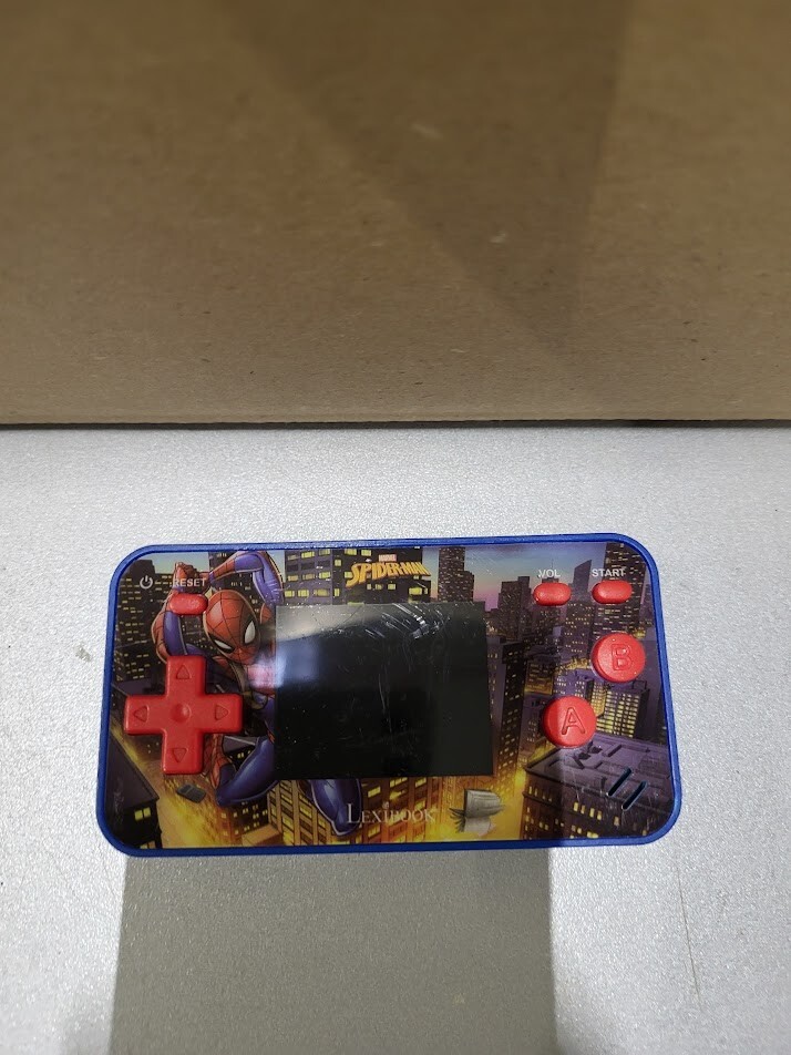 Marvel Spider-Man Lexibook Handheld Console - Blue For Parts or Repair